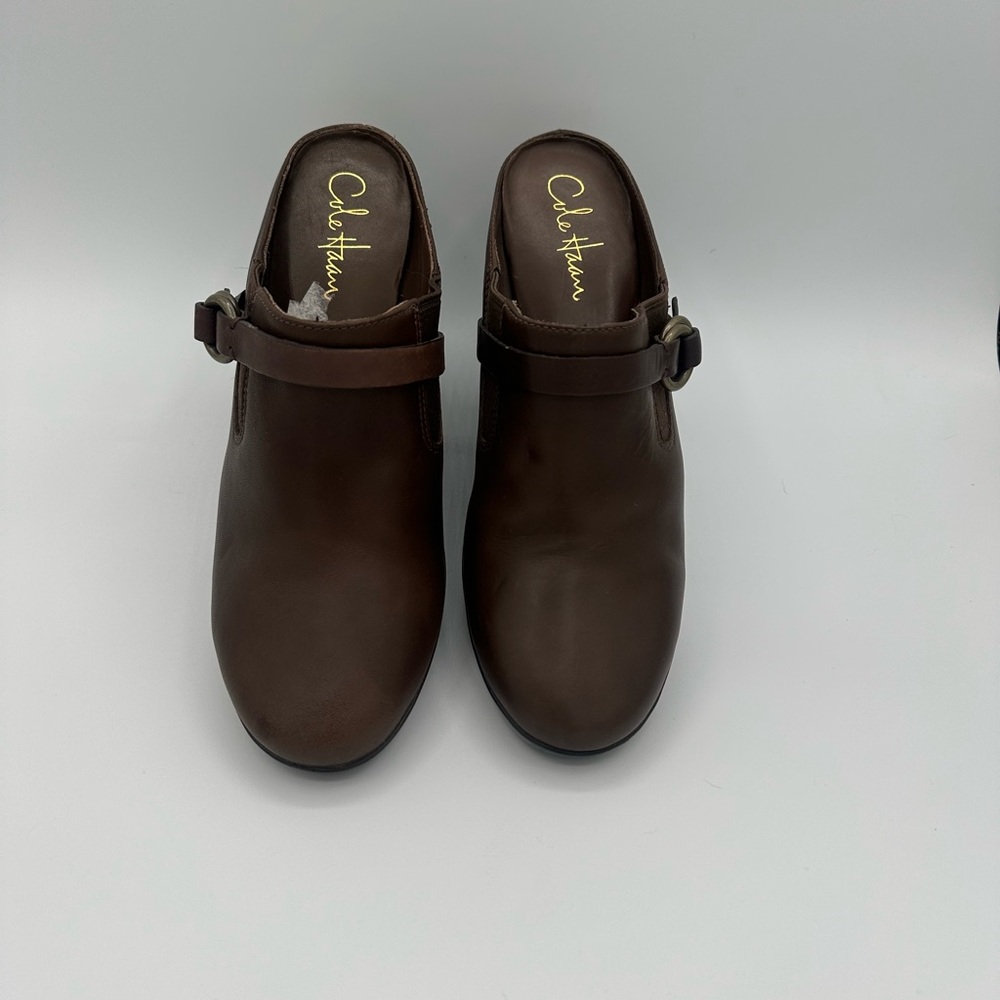 Cole Haan Women's 7.5 Brown Shelly Mule Clog Slip-On *EUC*